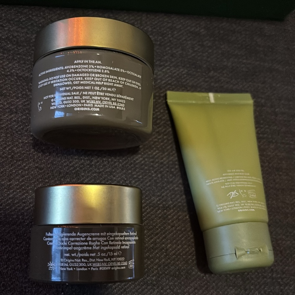 Origins Plantscription Wrinkle Correction Eye & Anti-Aging Cream & Cleanser Set - Picture 2 of 2